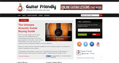 Desktop Screenshot of guitarfriendly.net